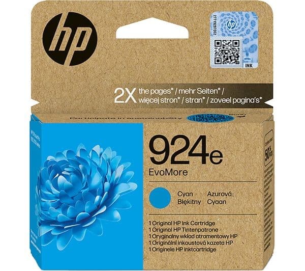 HP 924e EvoMore Cyan Ink Cartridge