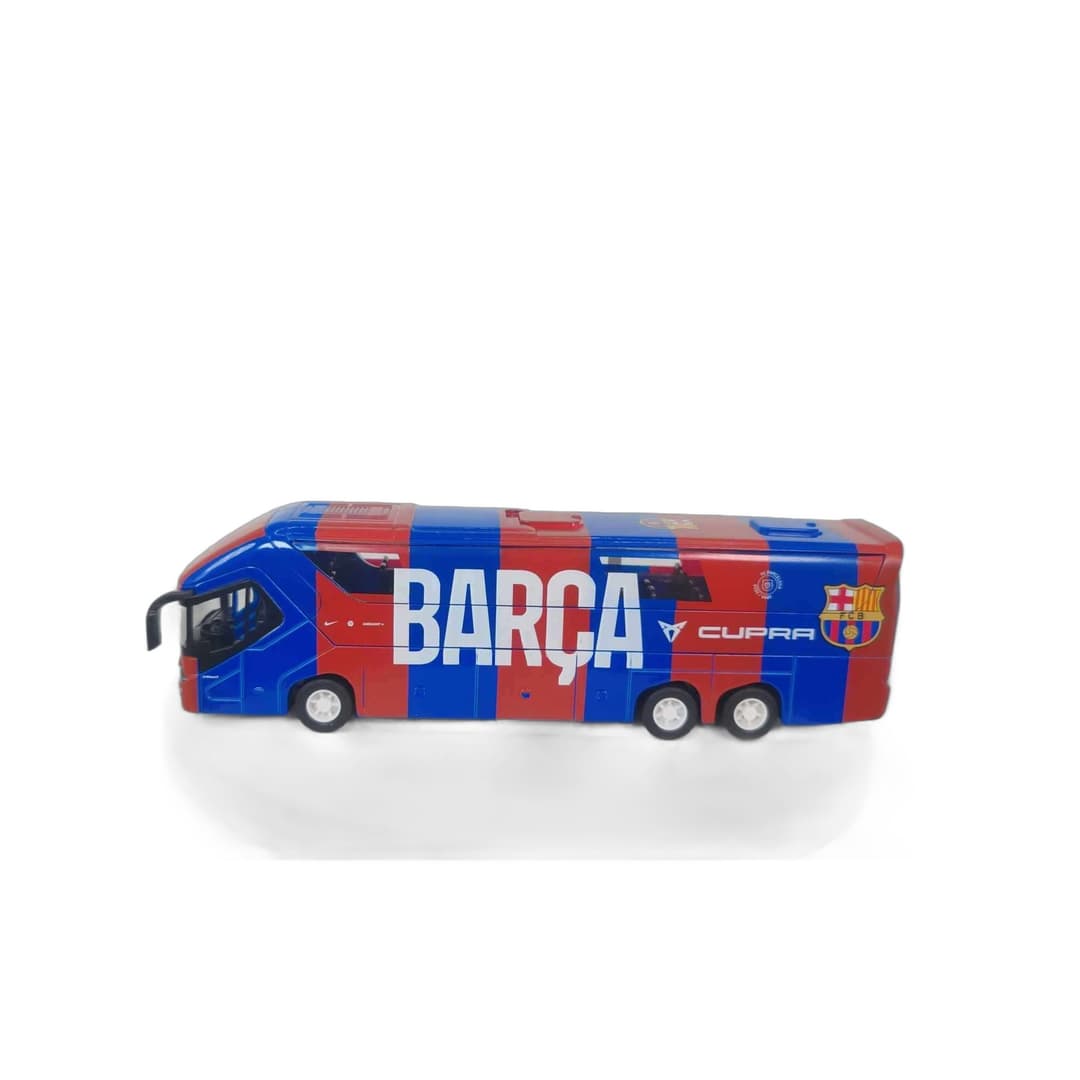 FC Barcelona Bus Model Football Team Coach Toy - 28cm Die-Cast - Image 1