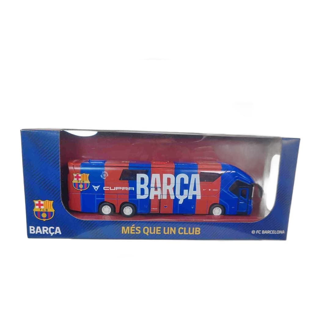 FC Barcelona Bus Model Football Team Coach Toy - 28cm Die-Cast - Image 8
