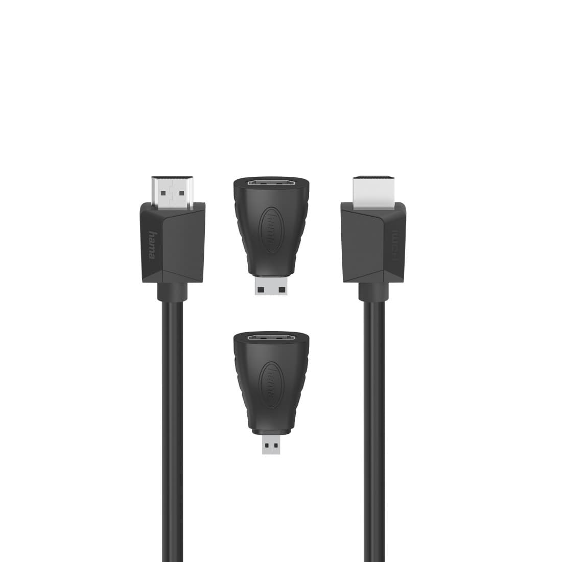 Hama 00200705 High Speed HDMI Cable with Ethernet, Ultra-HD 4K, 1.5 m, Black