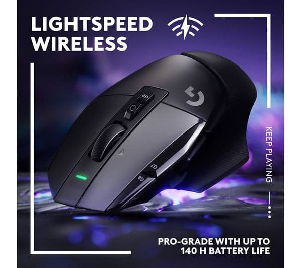 Logitech G502 X LIGHTSPEED Wireless Gaming Mouse Black - Image 2