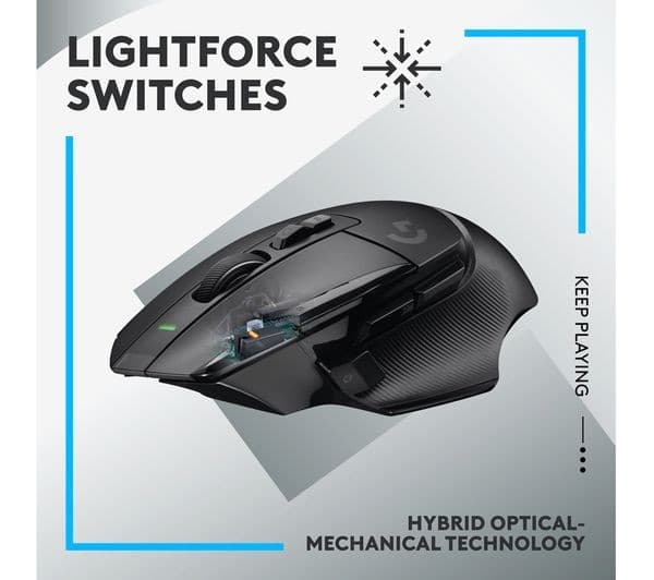 Logitech G502 X LIGHTSPEED Wireless Gaming Mouse Black - Image 6