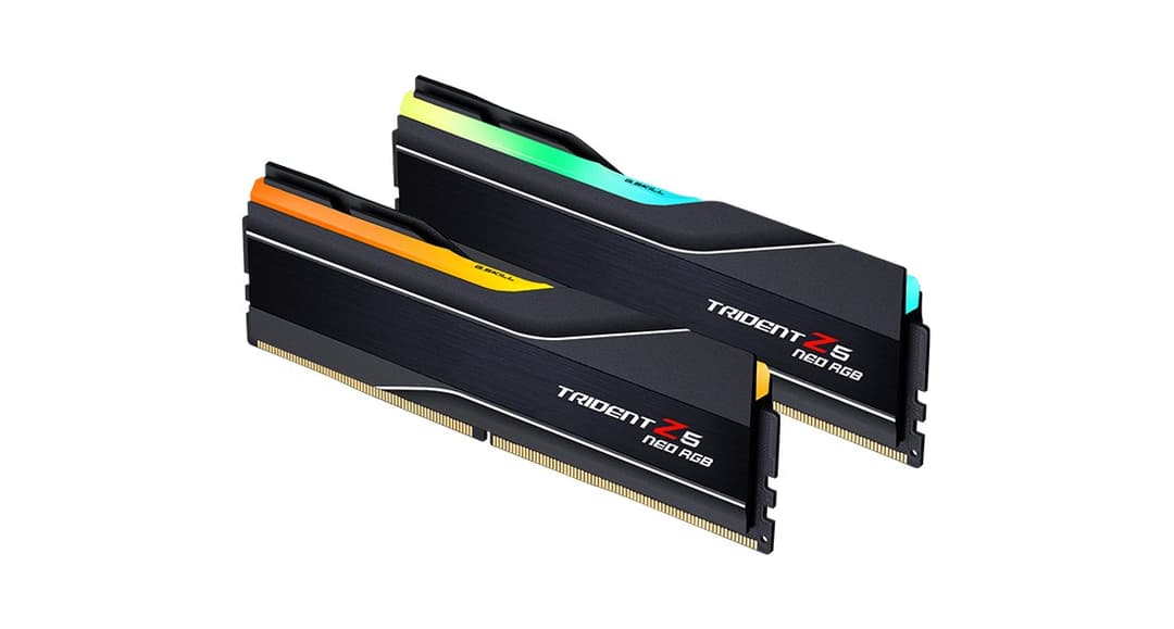 G.Skill Trident Z5 Neo RGB F5-6000J3038F16GX2-TZ5NR memory module 32 GB 2 x 16 GB DDR5 6000 MHz CL30 AMD EXPO Black - Image 2