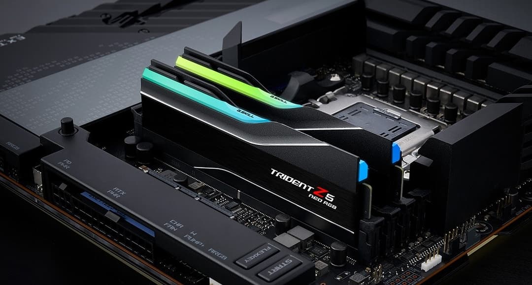 G.Skill Trident Z5 Neo RGB F5-6000J3038F16GX2-TZ5NR memory module 32 GB 2 x 16 GB DDR5 6000 MHz CL30 AMD EXPO Black - Image 5
