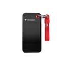 Verbatim Pocket SSD USB 3.2 Gen 2 1TB Black/Red thumbnail 1