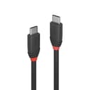 Lindy 1.5m USB 3.2 Type C to C Cable, 20Gbps, Black Line thumbnail 1