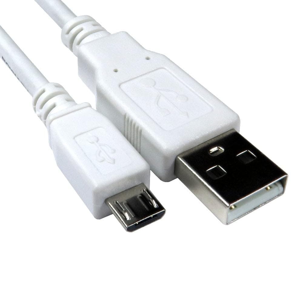 Cables Direct 3m USB 2.0 Type A to Micro B Cable in White