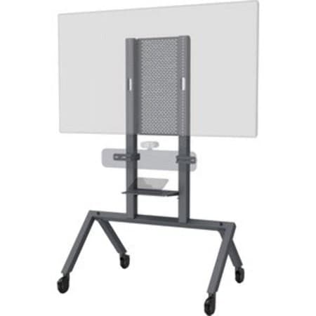 Heckler Design H720-BG AV Cart for Google Meet Series One Room Kits - Black Grey