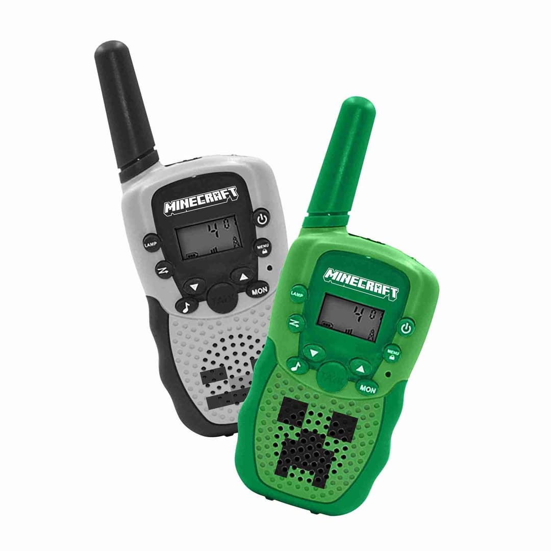 Minecraft Walkie Talkie Set Green & Grey - Image 1