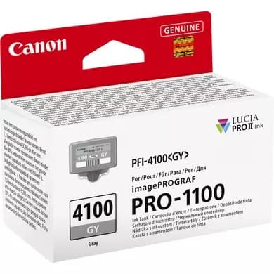 Canon PFI-4100 LUCIA PRO II Ink Cartridge 80ml - Grey - Image 3