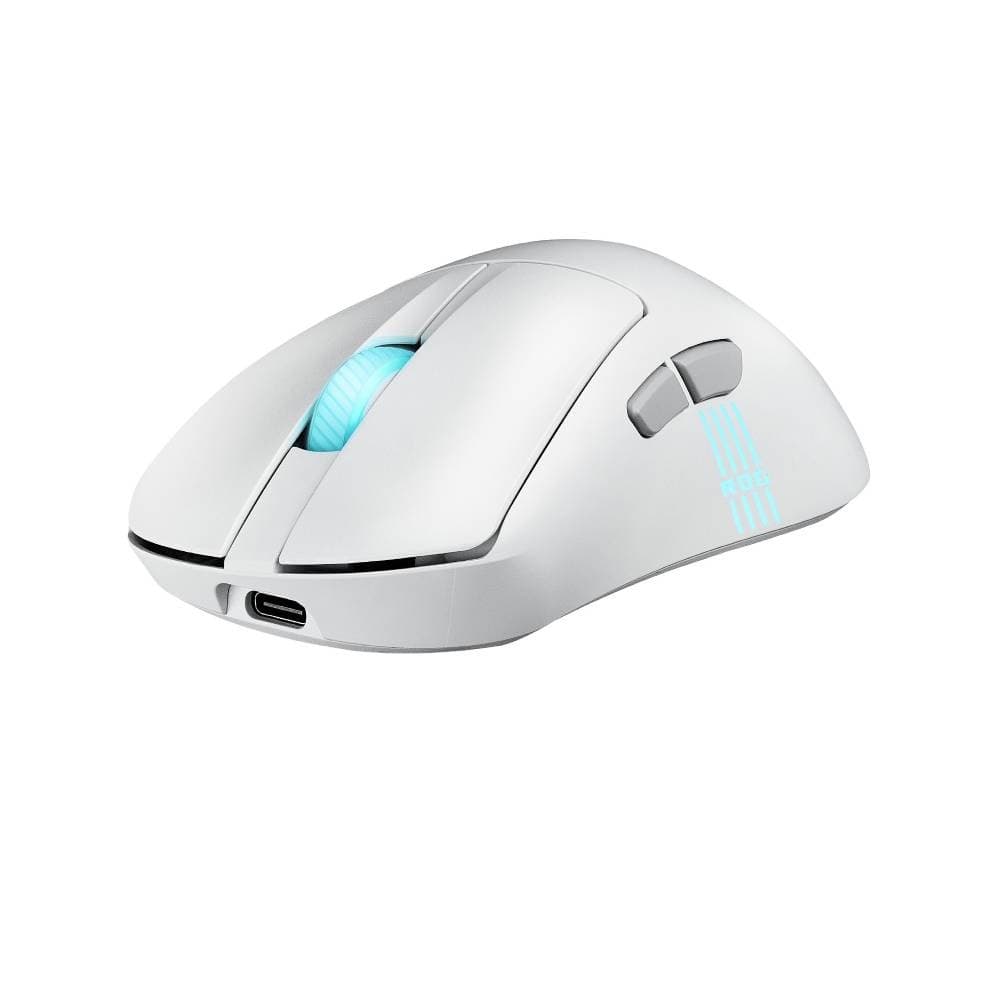 ASUS ROG Keris II Origin Wireless Lightweight RGB Gaming Mouse - White - Image 3