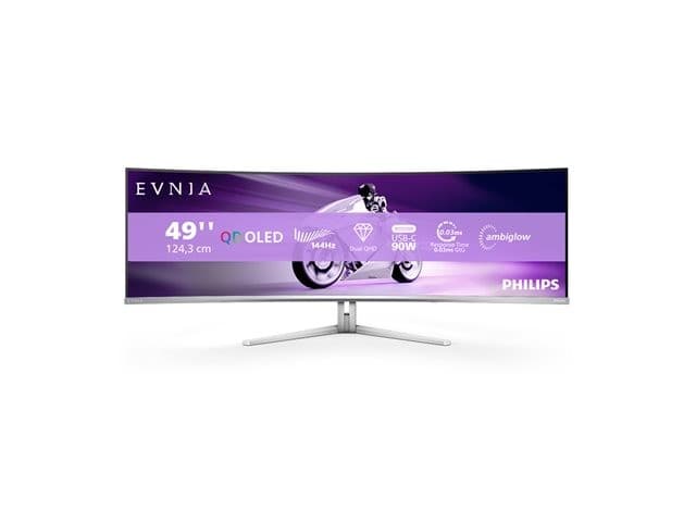 Philips Evnia 8000 49M2C8900L - OLED monitor - curved - 49" - DQHD - 144Hz - HDR - Image 2