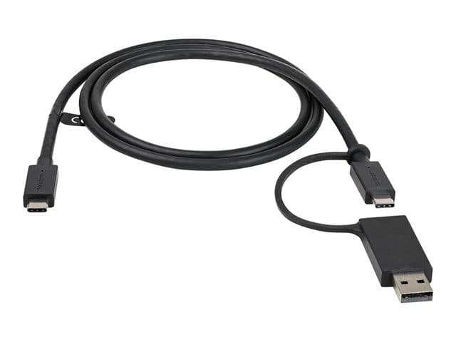 StarTech.com USBCCADP Hybrid 2-in-1 USB-C Cable with USB-A Adapter 1m 10Gbps 100W PD - Image 2