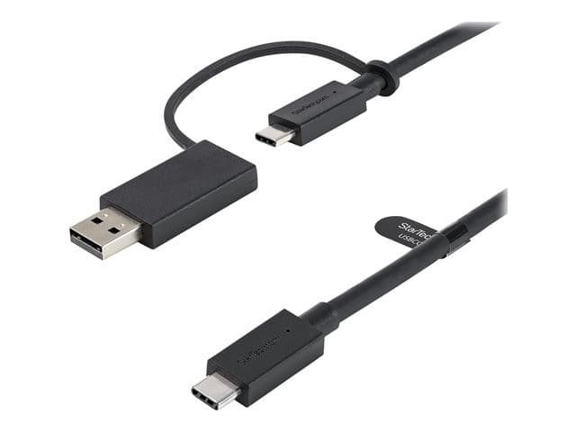 StarTech.com USBCCADP Hybrid 2-in-1 USB-C Cable with USB-A Adapter 1m 10Gbps 100W PD - Image 3