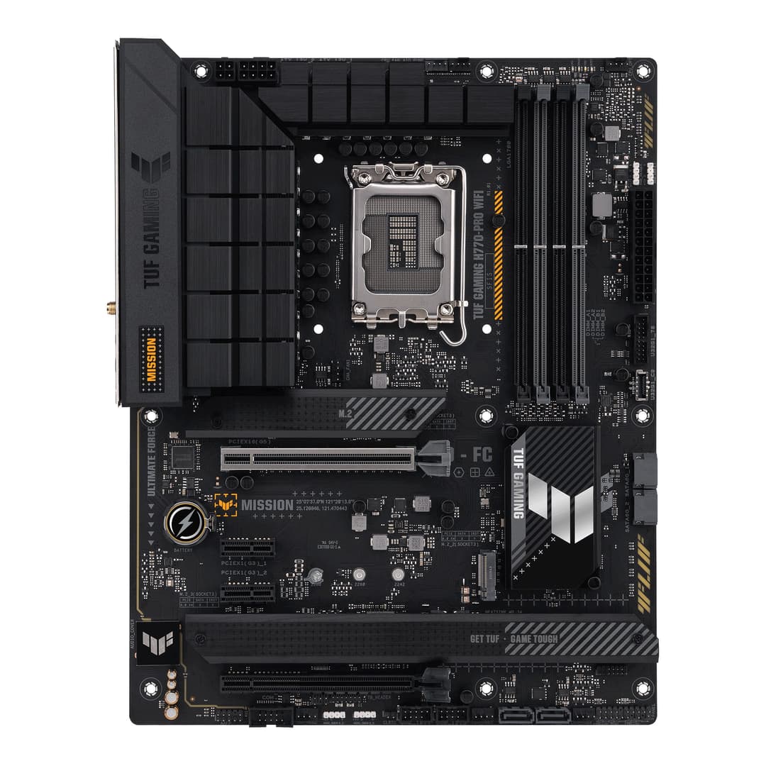 ASUS TUF GAMING H770-PRO WIFI Intel H770 LGA 1700 DDR5 ATX Motherboard - Image 1