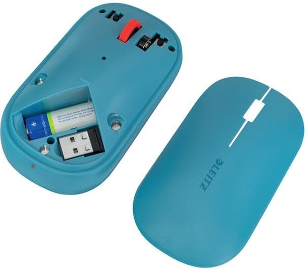 LEITZ Cosy SureTrack Dual Wireless Optical Mouse Calm Blue - Image 9