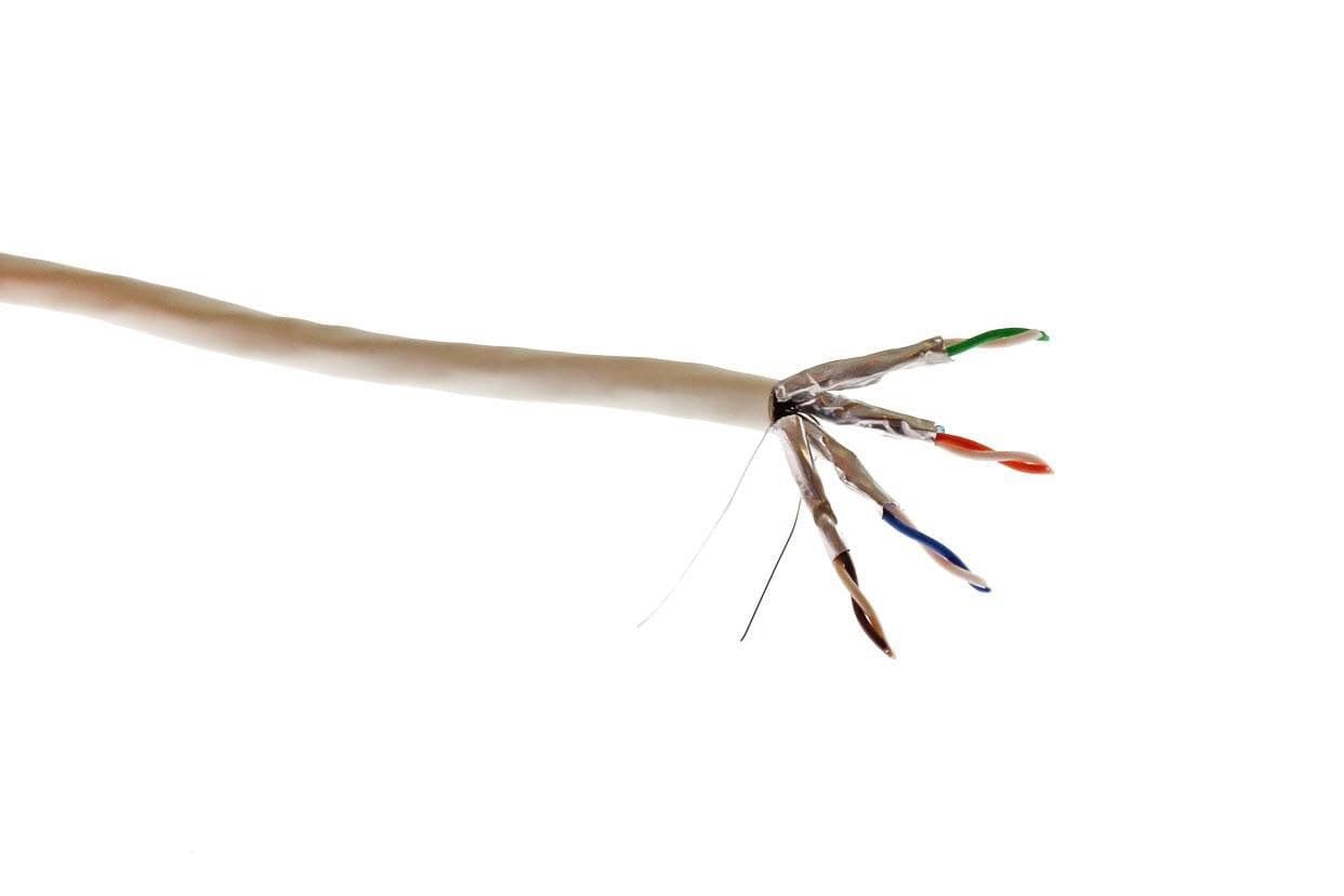 Mercodan COF-LAN Cat6A U/FTP 4x2xAWG23/1 LSZH Network Cable 305m - White