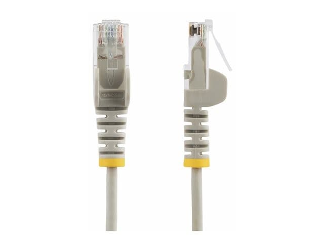 StarTech Slim LSZH CAT6 Snagless Patch Cable 3m - Grey (N6PAT300CMGRS) - Image 4