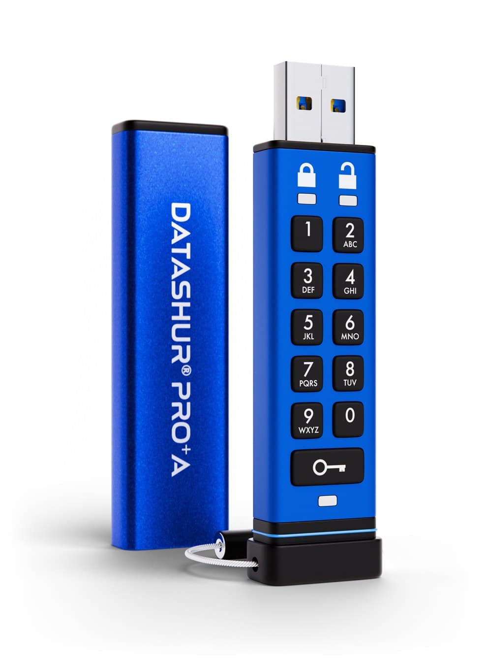 iStorage datAshur PRO+A 32GB | FIPS 140-3 Level 3 Certified | BSPA Certified | Secure USB Type-A drive | AES-XTS 256-bit Hardware Encryption | PIN protected - Image 2