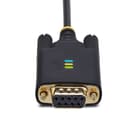 StarTech.com 3ft (1m) USB to Null Modem Serial Adapter Cable, Interchangeable DB9 Screws/Nuts, COM Retention, USB-A to RS232, FTDI, Level-4 ESD Protection, Windows/macOS/ChromeOS/Linux - Rugged TPE Construction thumbnail 4