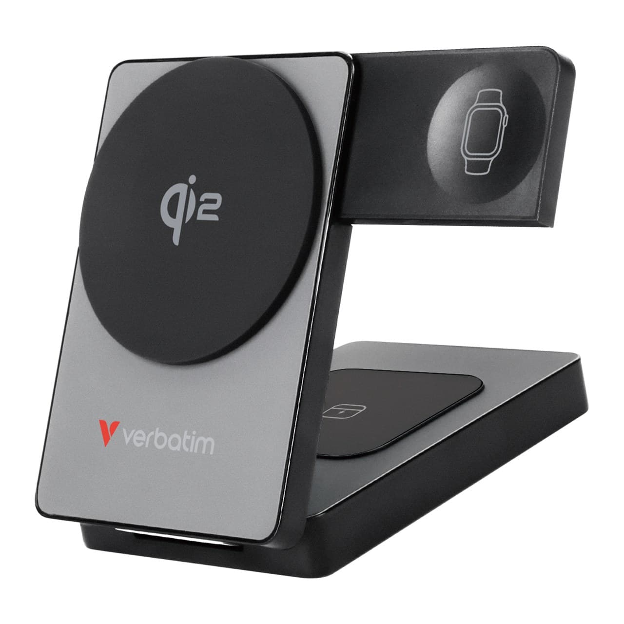 Verbatim Charge 'n' Go Qi2 Magnetic Wireless Power Bank 5000mAh Grey