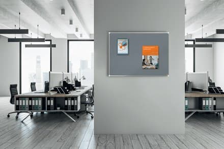 Nobo Premium Plus insert notice board Indoor Blue Aluminium - Image 3