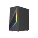 Vida Genesis Micro-ATX ARGB Tempered Glass Gaming PC Case with 2 x 120mm ARGB Fans - Black thumbnail 7