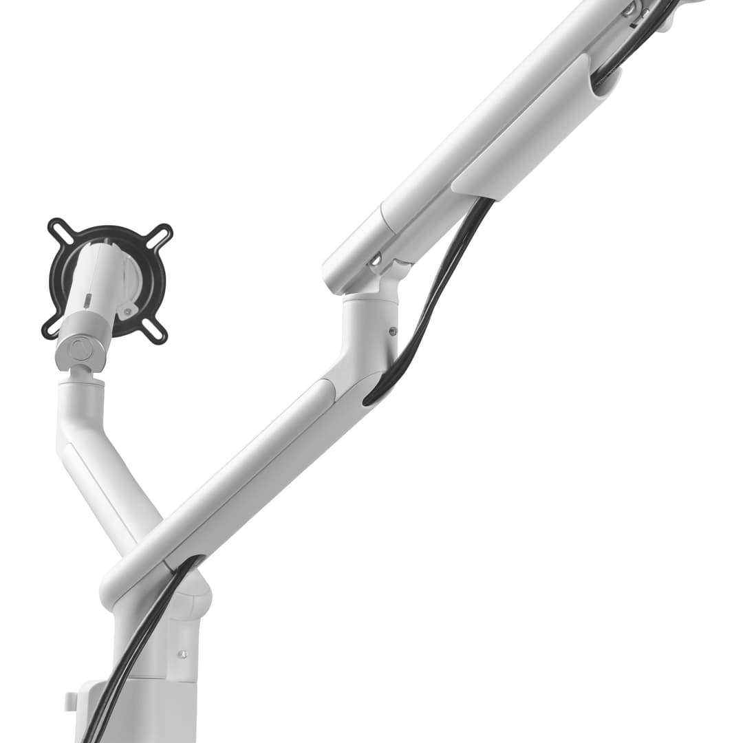One For All DM 7220 Universal Dual Monitor Arm 13-35 Inch - White - Image 3