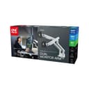 One For All DM 7220 Universal Dual Monitor Arm 13-35 Inch - White thumbnail 5