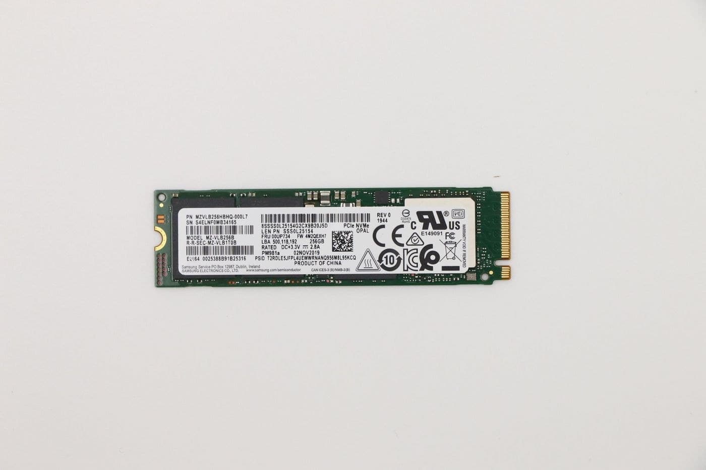 SSD M.2 2280 PCIe NVMe 256GB