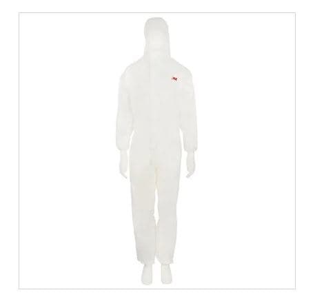 3M 4520 Protective Coverall White/Green 2XL (4520W2XL) - Image 3