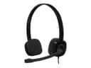 Logitech H151 Stereo Headset - Wired 3.5mm, Rotating Noise-Cancelling Boom Mic, Black thumbnail 1