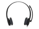 Logitech H151 Stereo Headset - Wired 3.5mm, Rotating Noise-Cancelling Boom Mic, Black thumbnail 2