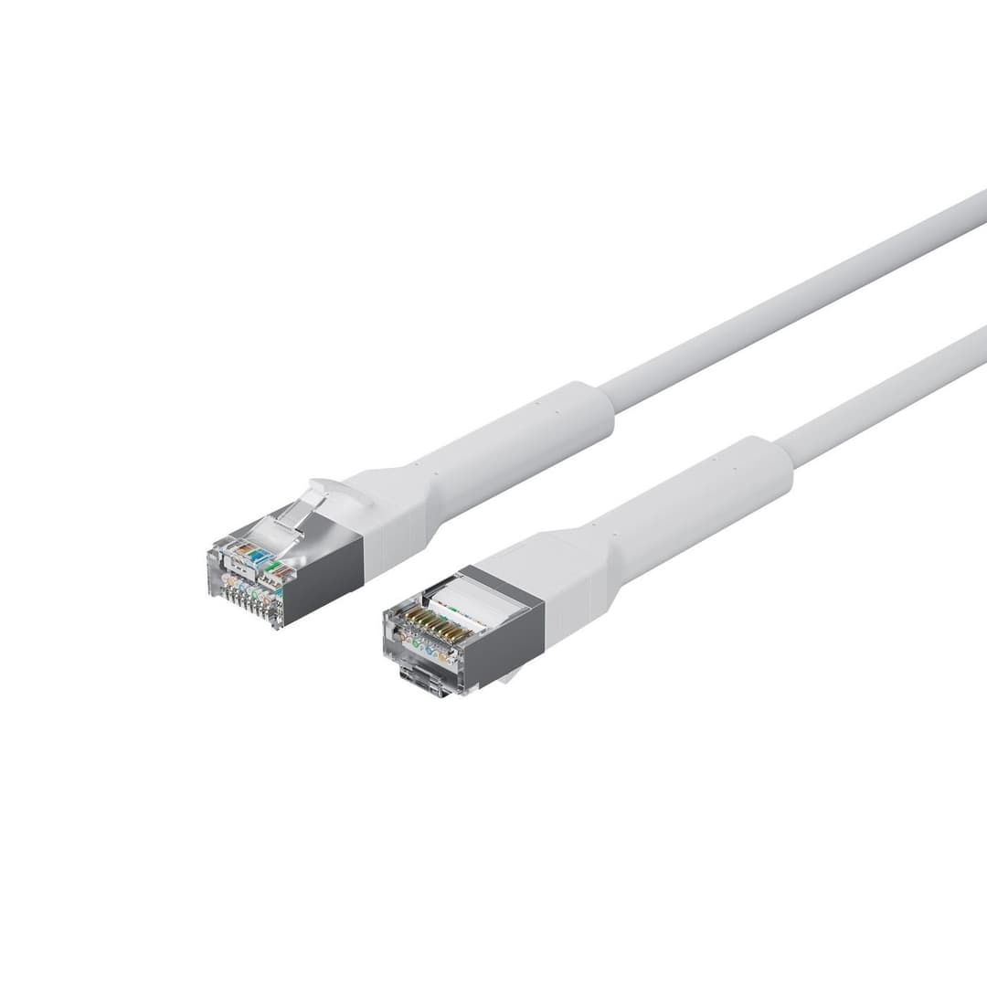 Lanview Flex-Angle Bendable Booted Halogenfree (LSZH) CAT6A U/FTP Patch Cable 1.5m White - Image 1