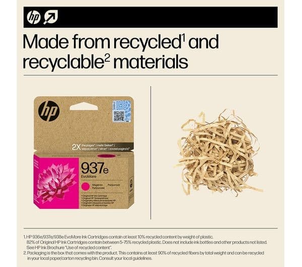 HP 937e EvoMore Magenta Ink Cartridge - Image 9