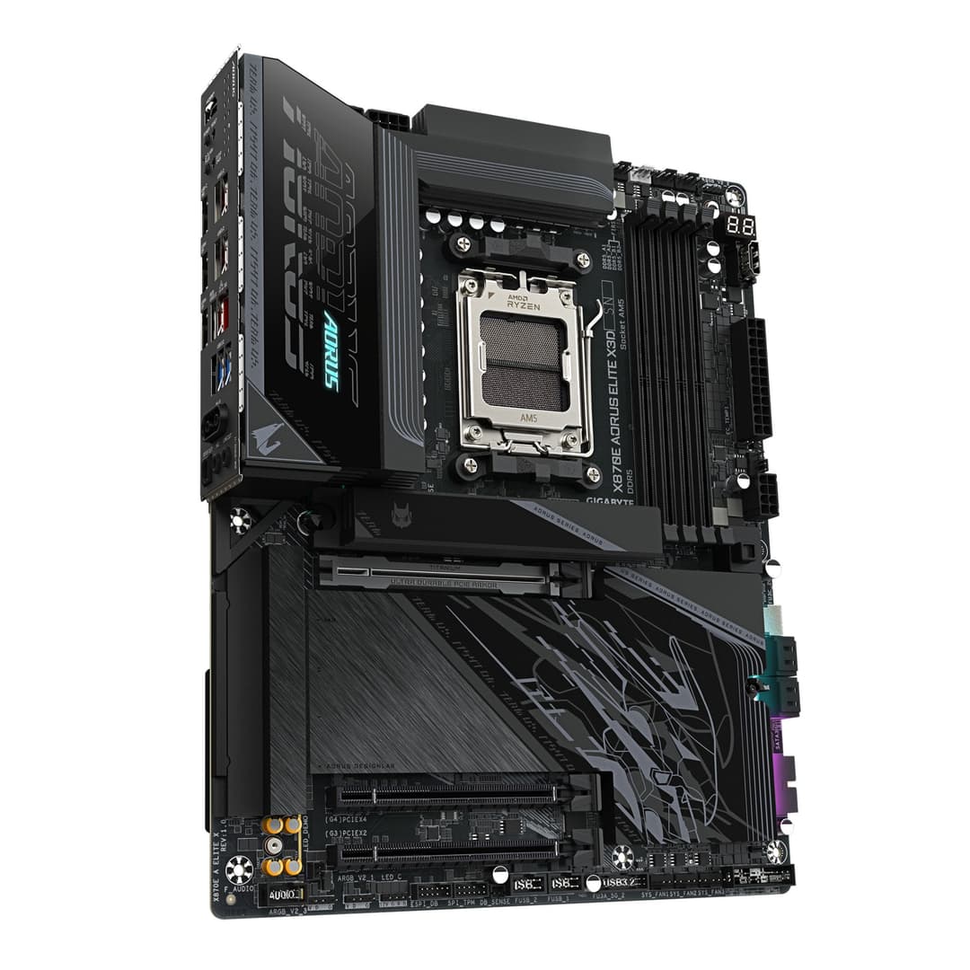 GIGABYTE X870E AORUS ELITE X3D AMD X870E ATX Socket AM5 DDR5 Wi-Fi 7 Motherboard - Image 3
