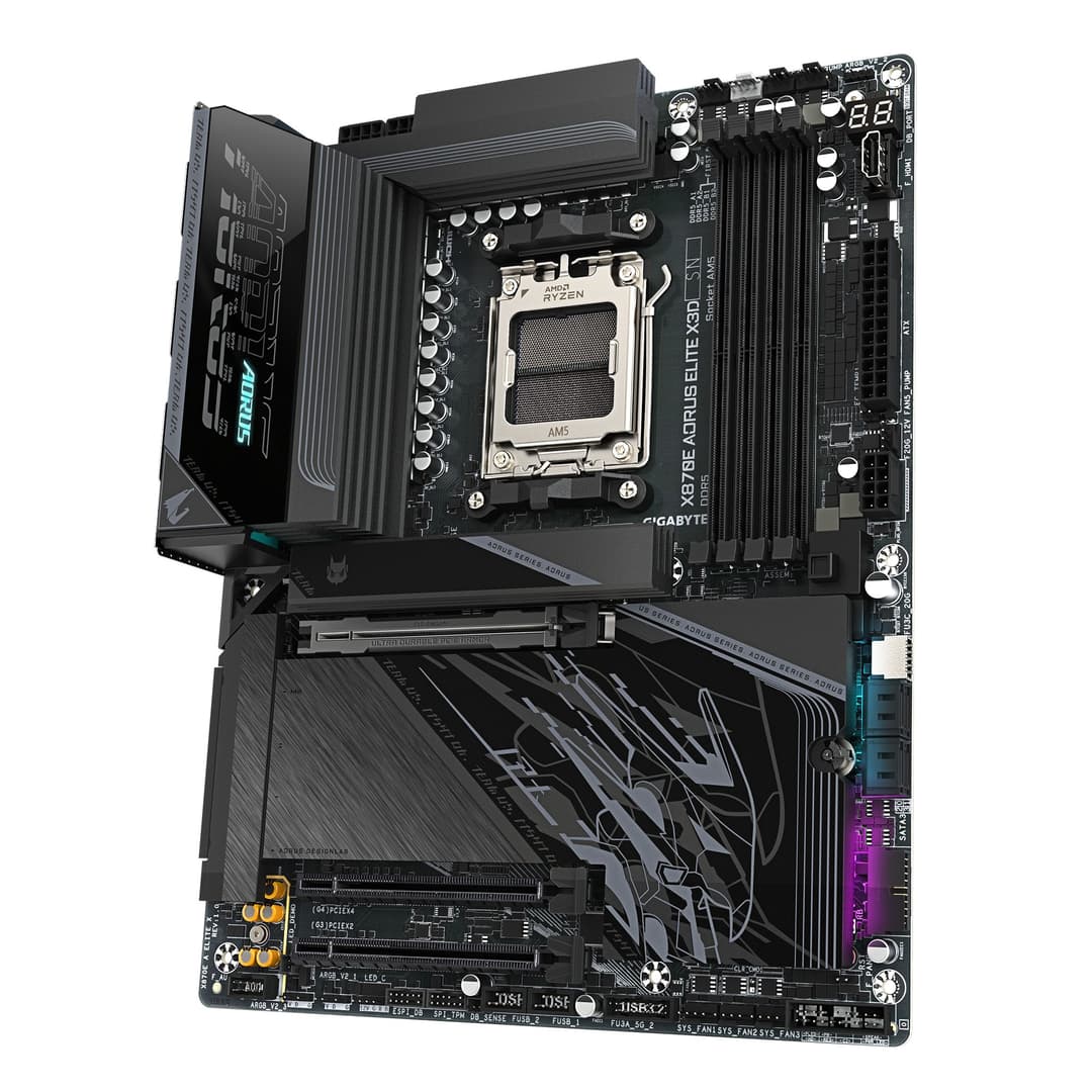 GIGABYTE X870E AORUS ELITE X3D AMD X870E ATX Socket AM5 DDR5 Wi-Fi 7 Motherboard - Image 4