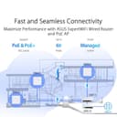 ASUS ExpertWiFi EBP15 5-Port Gigabit Smart Managed PoE+ Switch - 4 PoE+ Ports, 60W Budget, White thumbnail 10