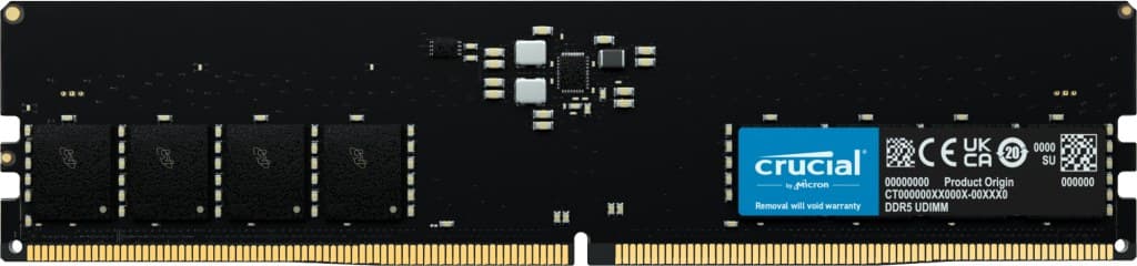Crucial CT32G56C46U5 memory module 32 GB 1 x 32 GB DDR5 5600 MHz 288-pin DIMM - Image 1