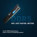Crucial CT32G56C46U5 memory module 32 GB 1 x 32 GB DDR5 5600 MHz 288-pin DIMM thumbnail 2