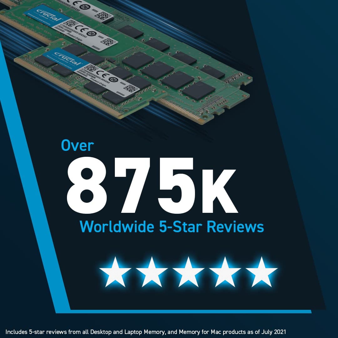 Crucial CT32G56C46U5 memory module 32 GB 1 x 32 GB DDR5 5600 MHz 288-pin DIMM - Image 7