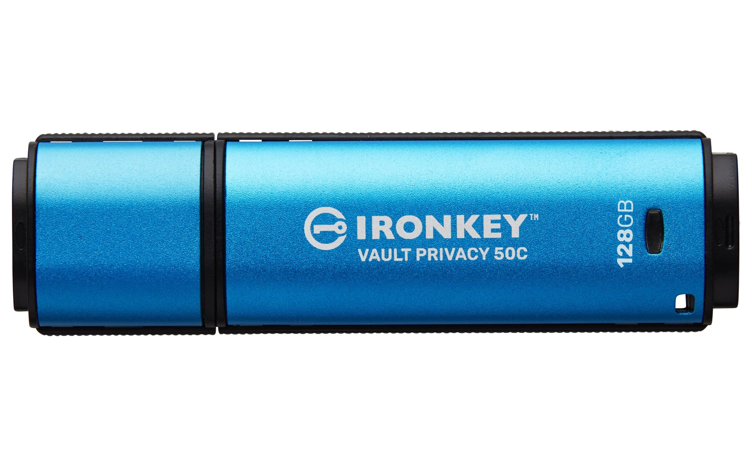 Kingston Technology IronKey 128GB USB-C Vault Privacy 50C AES-256 Encrypted, FIPS 197
