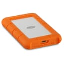 LaCie Rugged USB-C Portable Hard Drive Orange - 1TB thumbnail 1