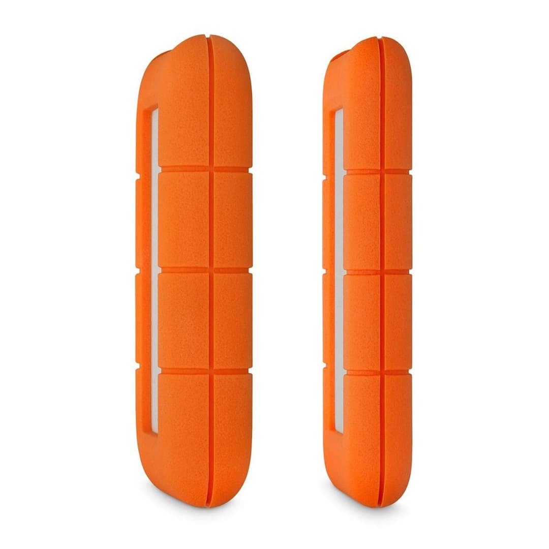 LaCie Rugged USB-C Portable Hard Drive Orange - 1TB - Image 2
