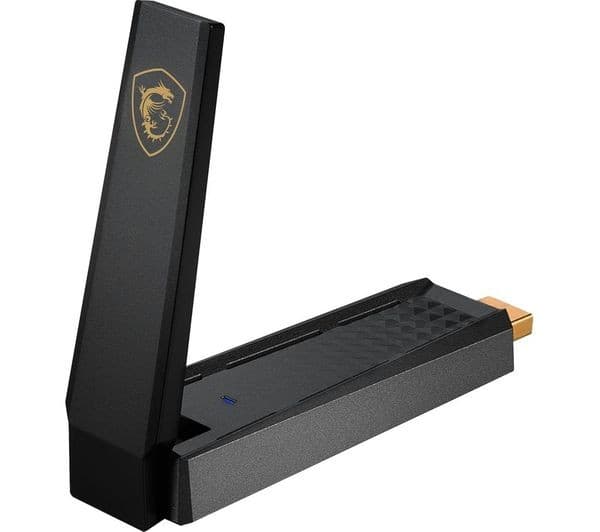 MSI AXE5400 Wi-Fi 6E Tri-Band USB Wireless Adapter (GUAXE54) - Black - Image 6
