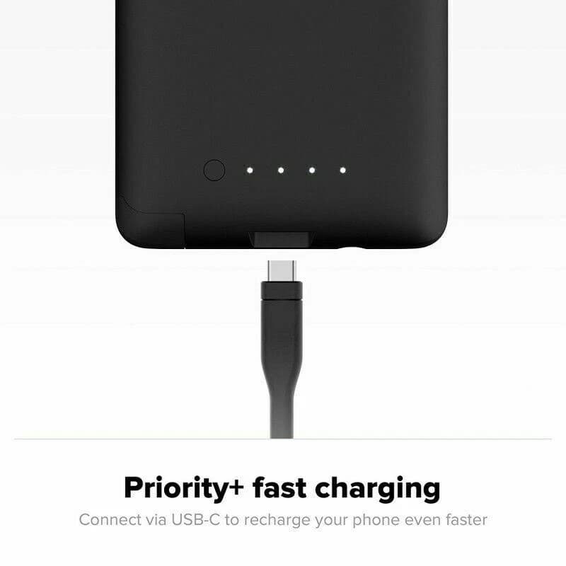 mophie Juice Pack Slim Wireless Charging Battery Case for Samsung Galaxy Note8 – Black - Image 4