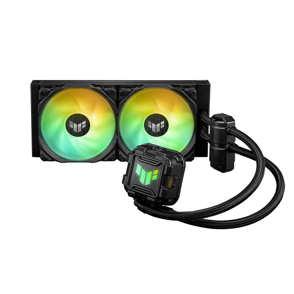 ASUS TUF Gaming LC II 240 ARGB Processor Liquid Cooling kit 12 cm Black - 90RC00U1-M0UAY0