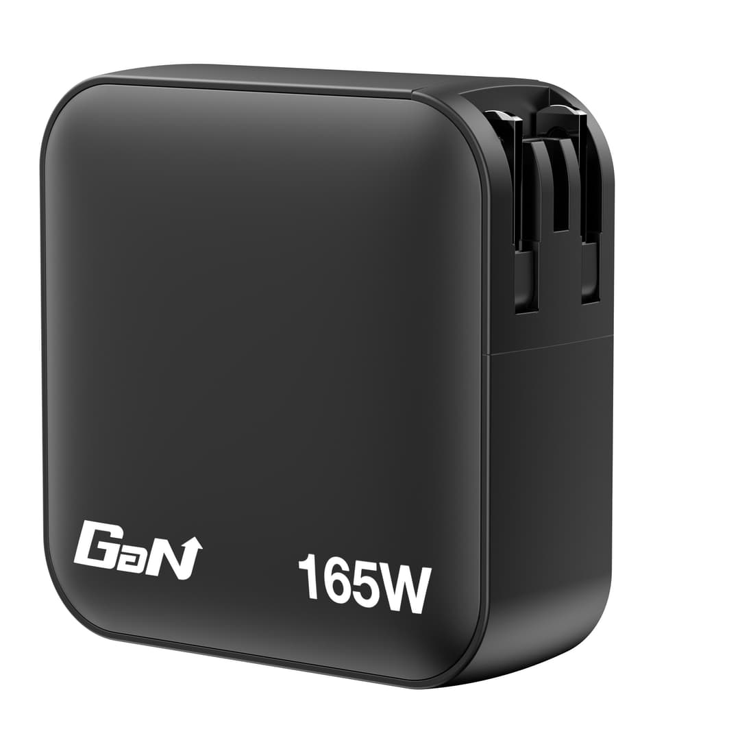 Verbatim Mini GaN Charger 165W 4 Port US plug with EU and UK adaptors - Image 2
