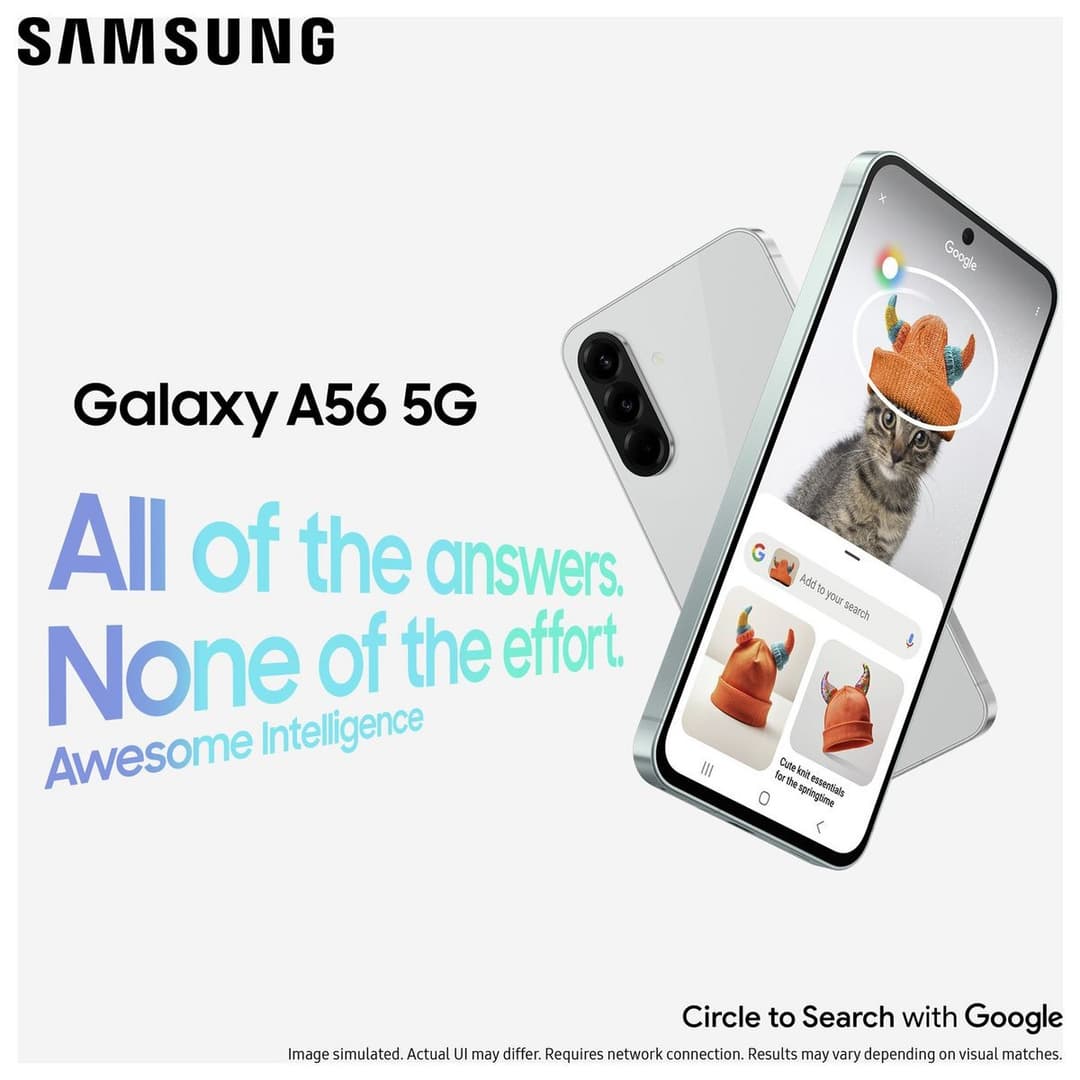 Samsung Galaxy A56 5G 256GB Awesome Light Grey - Image 2