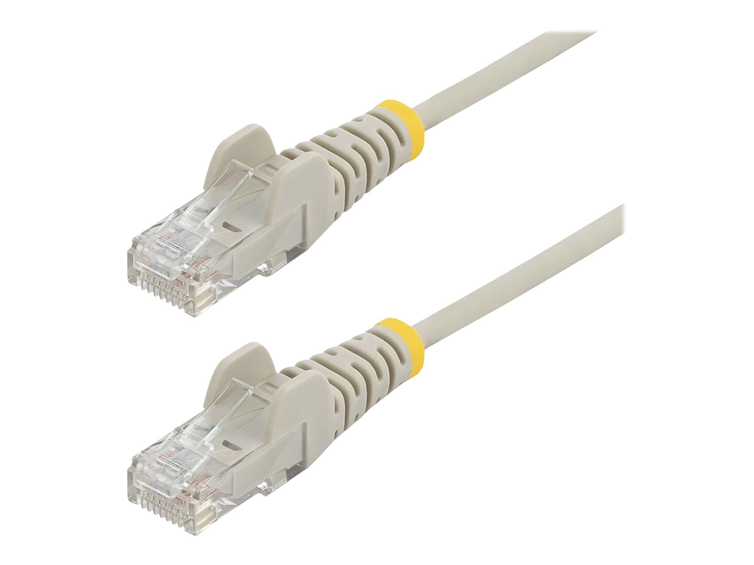 StarTech Slim LSZH CAT6 Snagless Patch Cable 50cm - Grey (N6PAT50CMGRS)